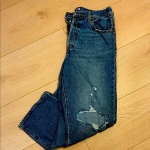 Levi's Relaxed Fit Distressed Denim Jeans
